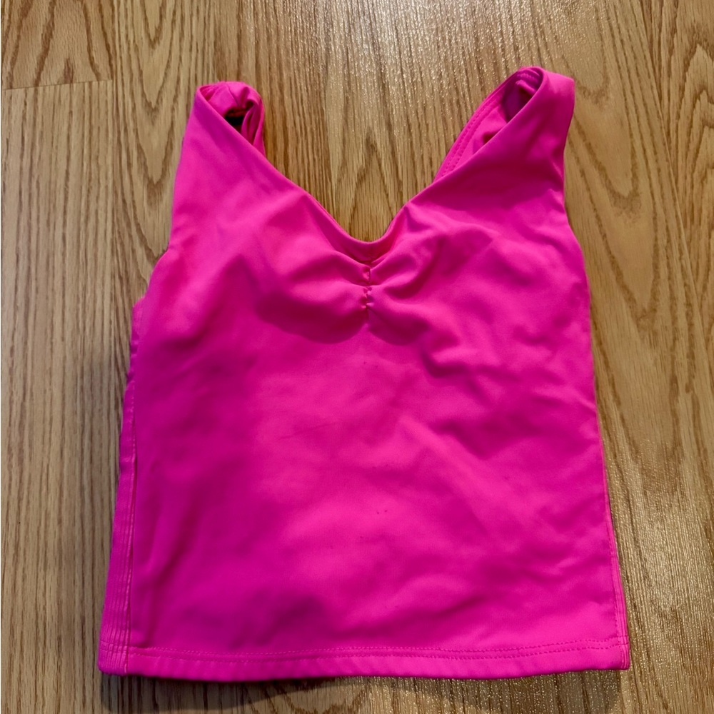 Vibrant Pink Girl’s Dance Tank Too